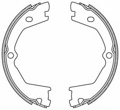 OPEN PARTS bsa220900 -  Комплект тормозных колодок